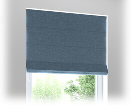 Roman Shade for Bay Window